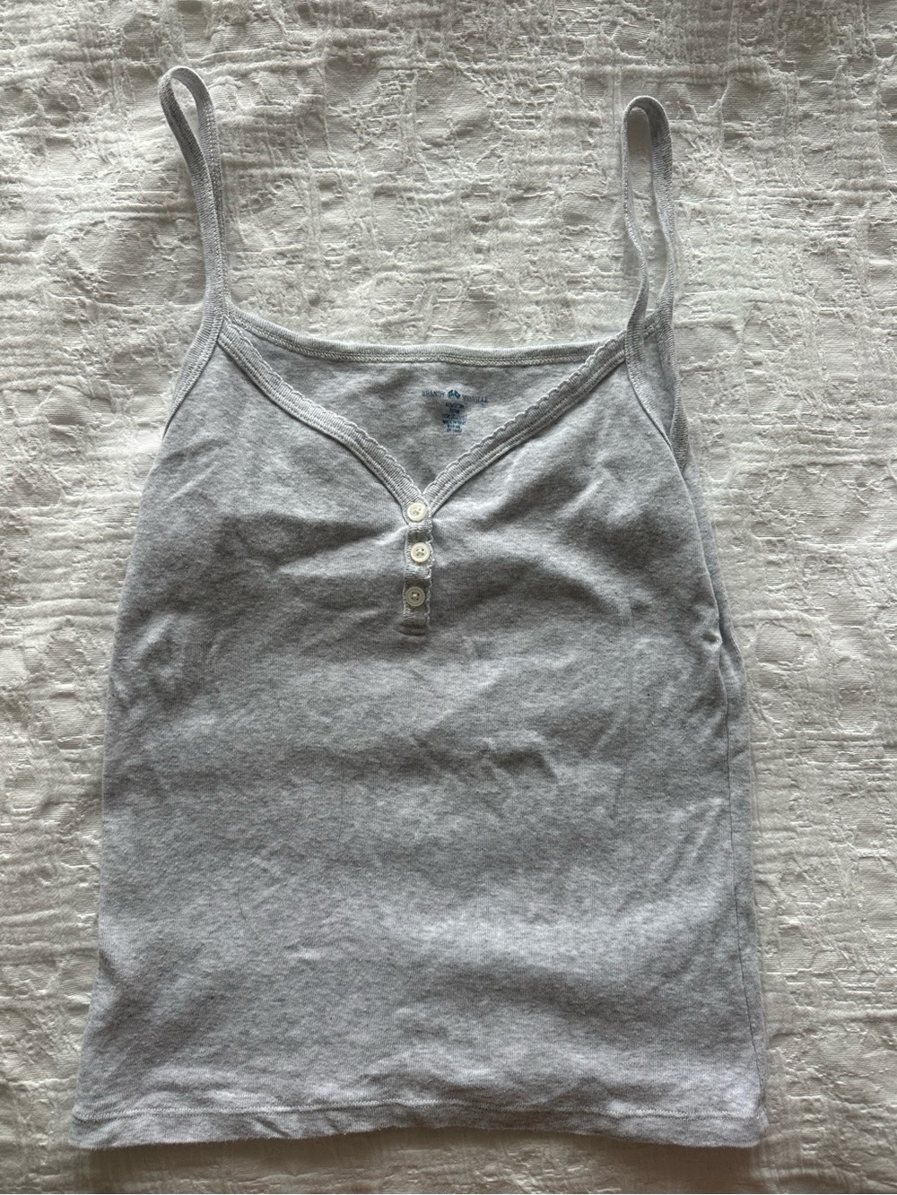 Grey Brandy Melville Tank top Worn twice 100% cotton